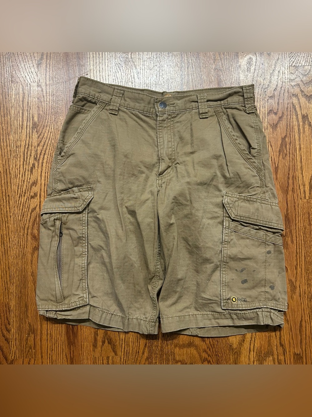 Carhartt Force Tappen Cargo Shorts Mens 31 Relaxed Fit - 11” - 101168-257